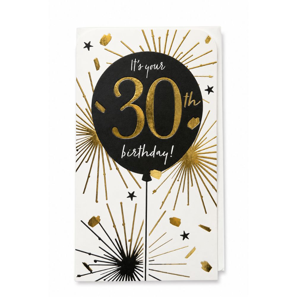 30th Birthday Money Wallet Card - Greeting Card
