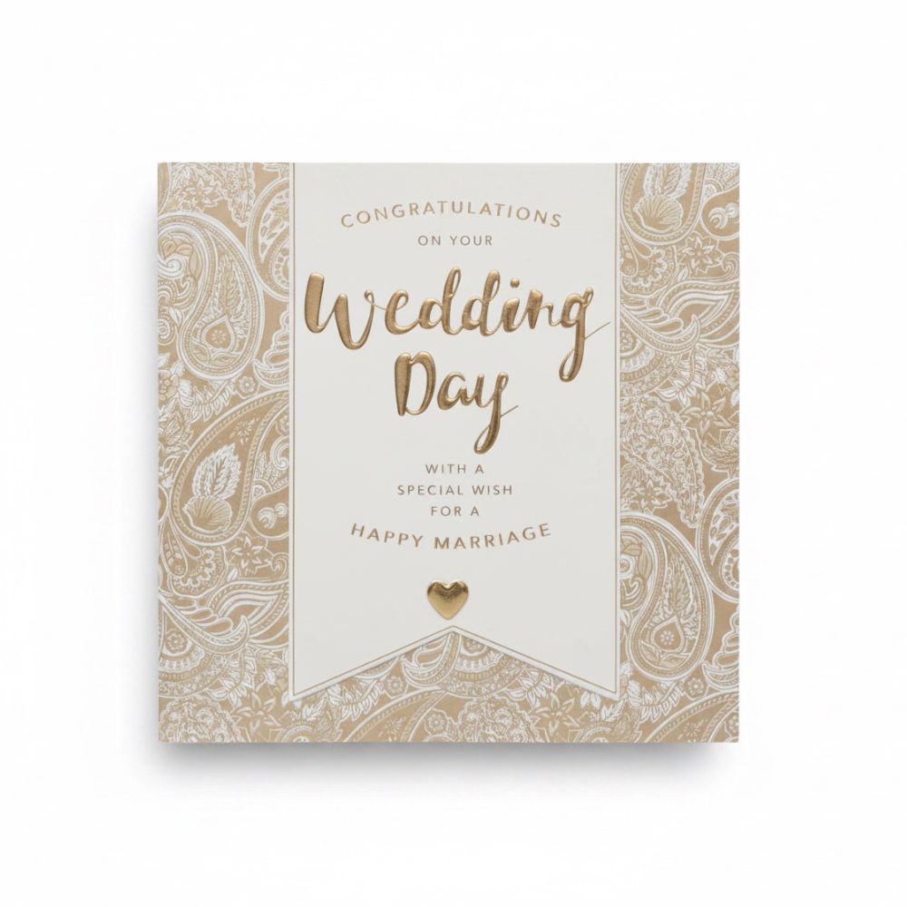 Wedding Day - Special Wish For A Happy Marriage Greeting Card