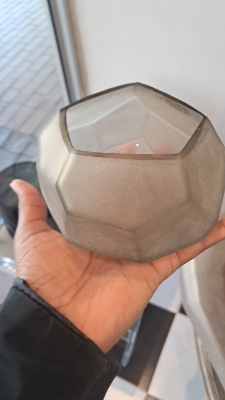 Cubistic Glass bowl by GUAXS
