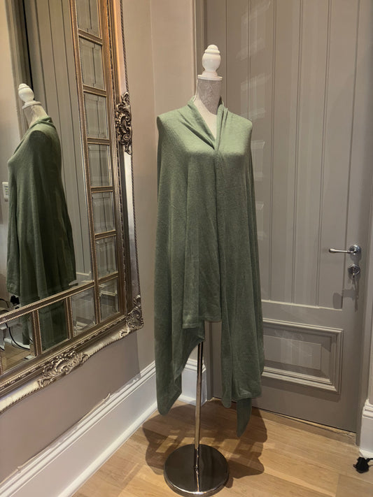 Classic 100% Cashmere Travel Wrap Blanket - Cashmere Wrap - view 2