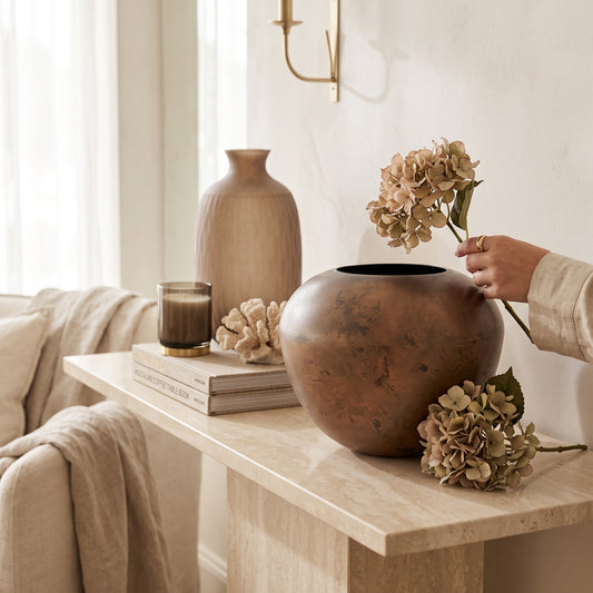 Aurelia Antique Bronze Vessel