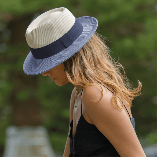Naledi Two-Toned Fedora - Emthunzini Hats - Sun Hat - view 2