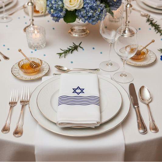 Shabbat Guest Thank You Napkins 20 x 40 cm Set Of 25