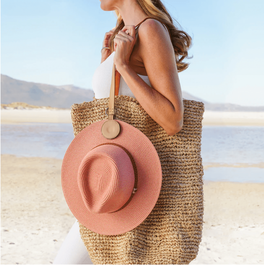 Tan Hat Clip