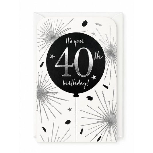 40th Birthday Money Wallet Card - Greeting Card