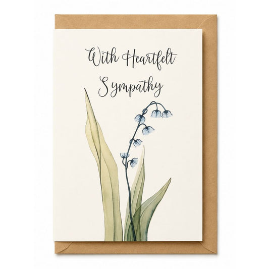 With Heartfelt Sympathy Greeting Card
