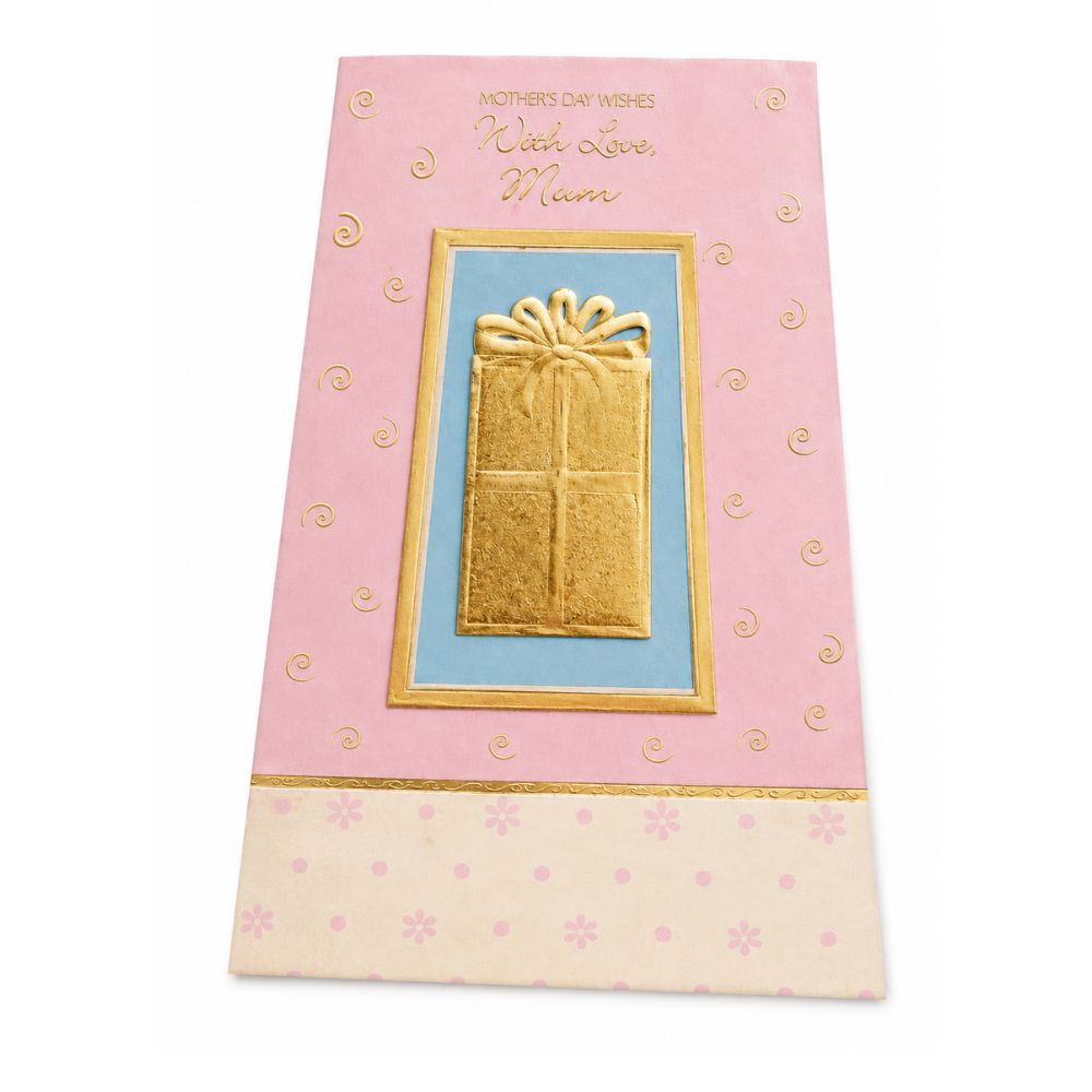 Mother's Day Wishes With Love Mum Card - Greeting Card