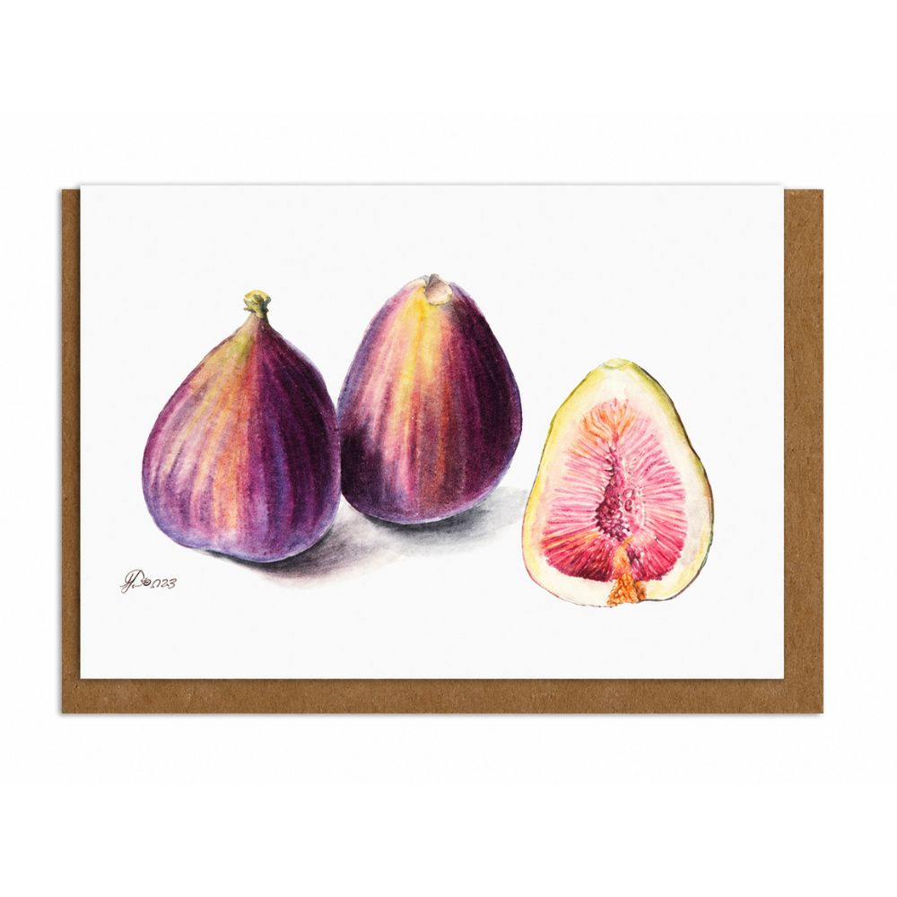 Fig Botanical Greeting Card