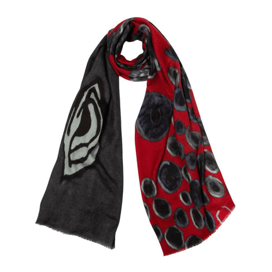 Rhino Klimt Scarf - Lalela Scarf - Woolen Scarf