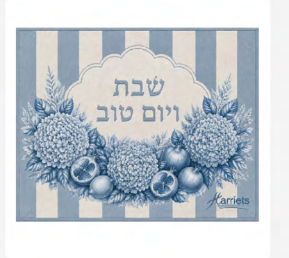 Hydrangea Challah Cover