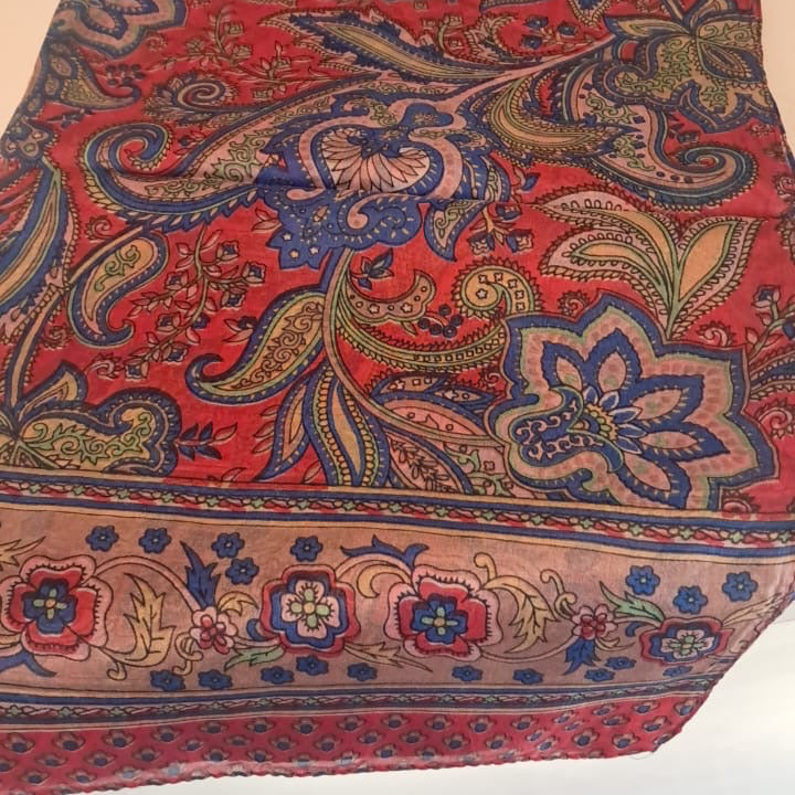 Nepalese Pure Silk Scarf (Medium)