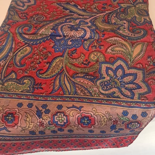 Nepalese Pure Silk Scarf (Medium)
