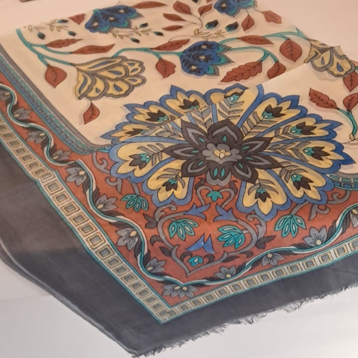 Nepalese Pure Silk Scarf (Large)