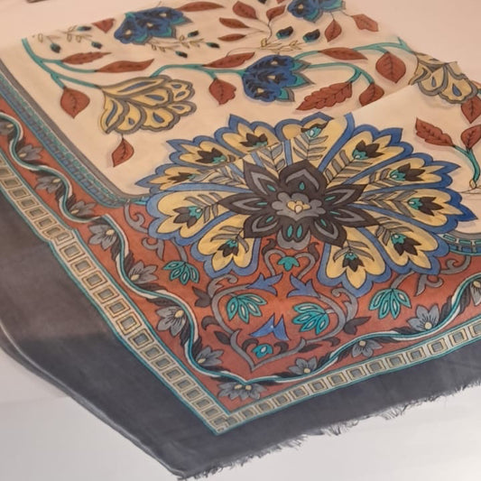 Nepalese Pure Silk Scarf (Large)