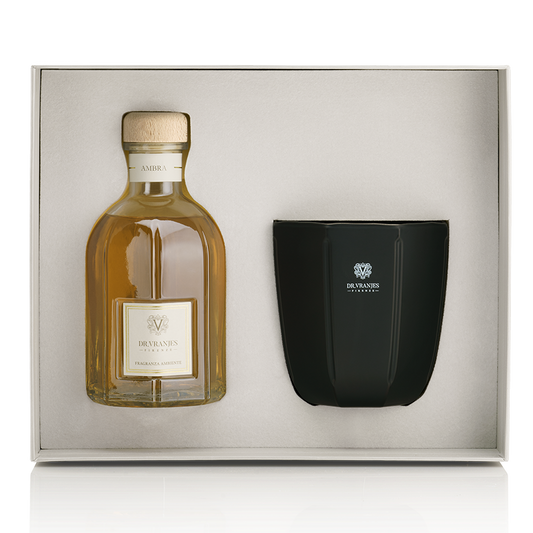 Ambra Luxury Candle and 500ml Diffuser Gift Set - Dr Vranjes