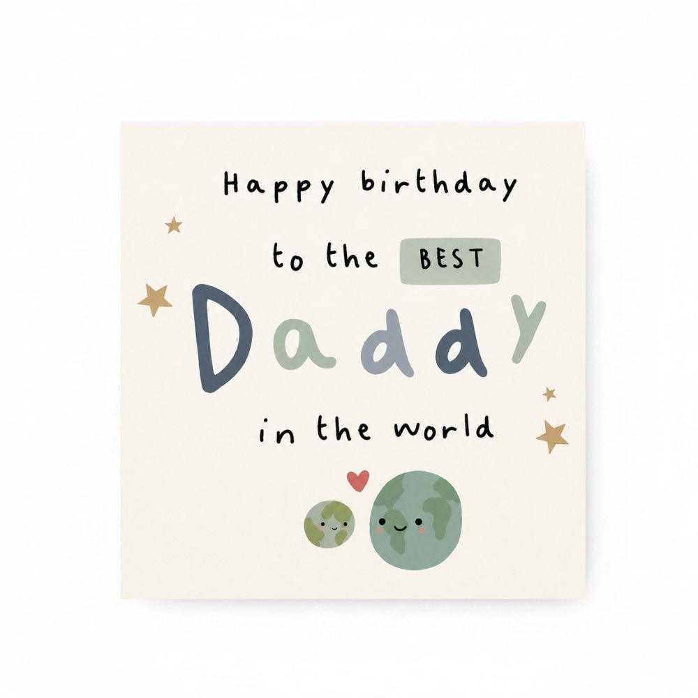 Best Daddy Birthday Card - Greeting Card