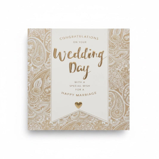 Wedding Day - Special Wish For A Happy Marriage Greeting Card
