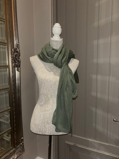 Classic 100% Cashmere Travel Wrap Blanket - Cashmere Wrap - view 4