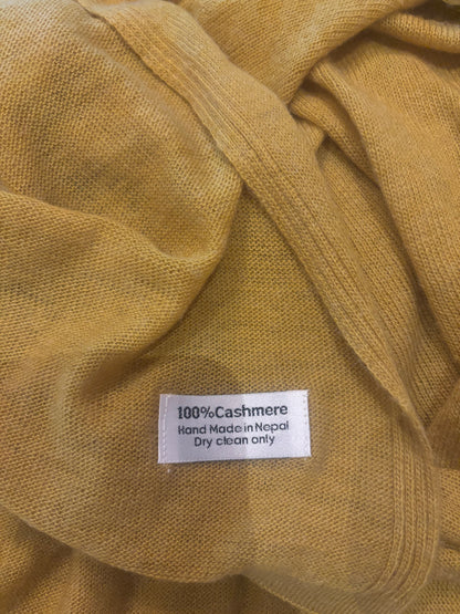 Classic 100% Cashmere Travel Wrap Blanket - Cashmere Wrap - view 9