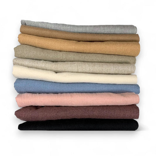 Classic Vintage Wool Mix Scarf Wrap - Woolen Scarf