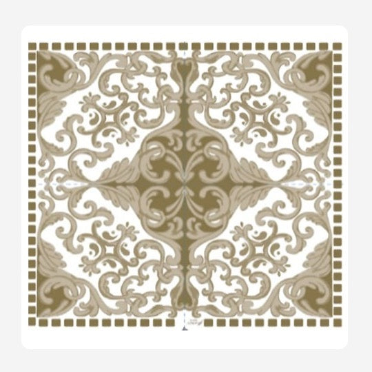 Gold Ornate Napkins 40 × 40 cm Set Of 25
