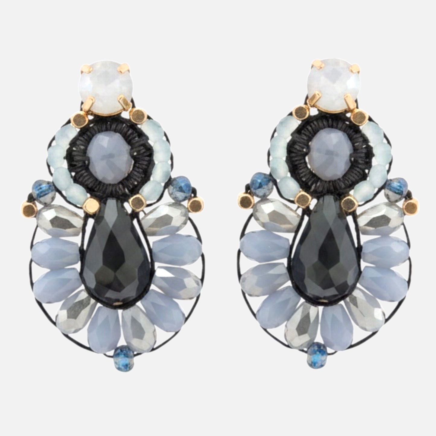 Austrian Crystal Earrings - PLAY NO MORE AFRICA
