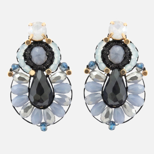 Austrian Crystal Earrings - PLAY NO MORE AFRICA