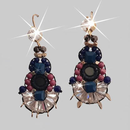 Austrian Crystal Earrings - PLAY NO MORE AFRICA