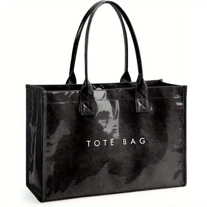 Everyday Luxe PVC Tote Bag