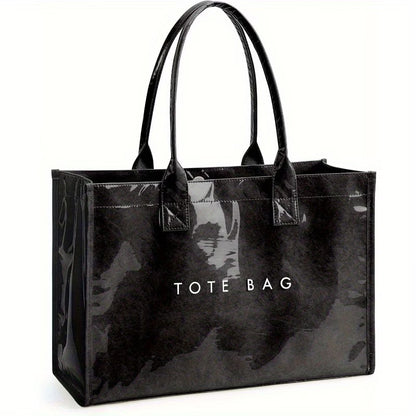 Everyday Luxe PVC Tote Bag