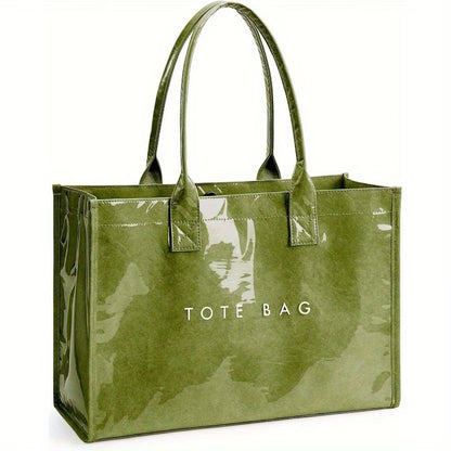 Everyday Luxe PVC Tote Bag