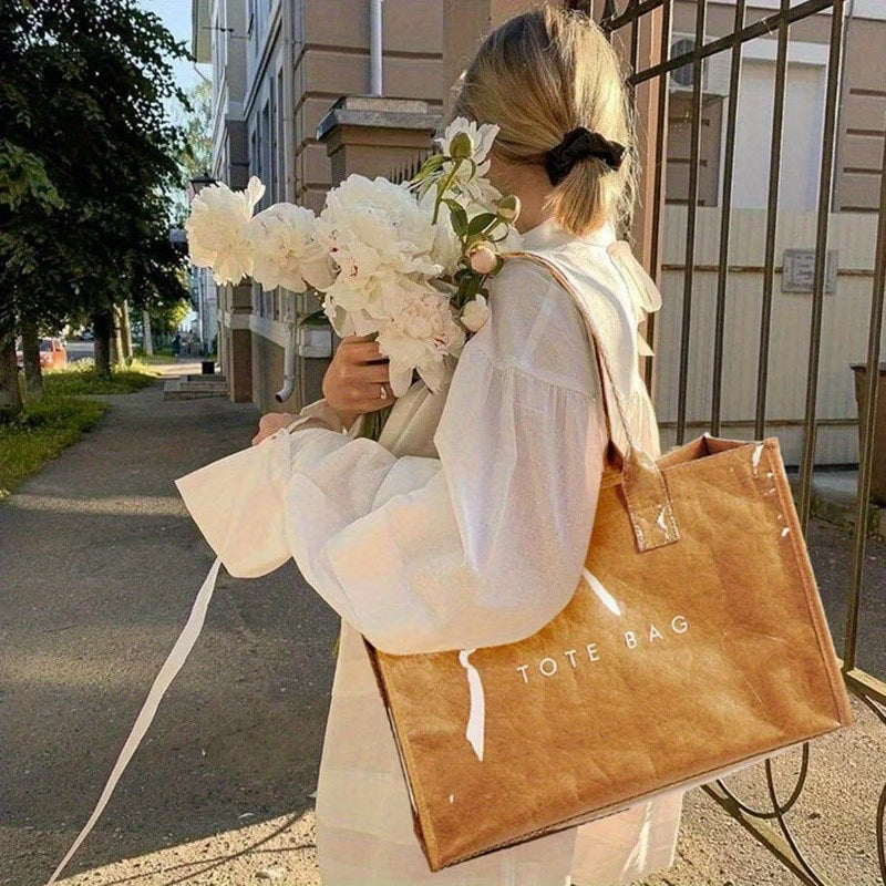 Everyday Luxe PVC Tote Bag