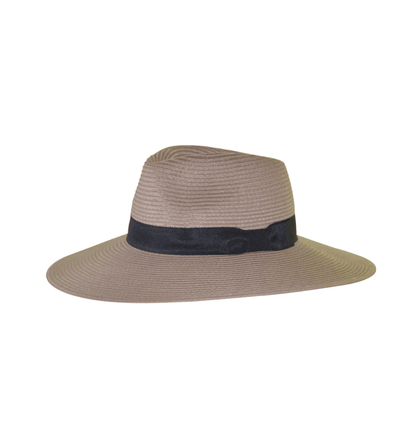 Fiona Fedora Taupe - Emthunzini Hats