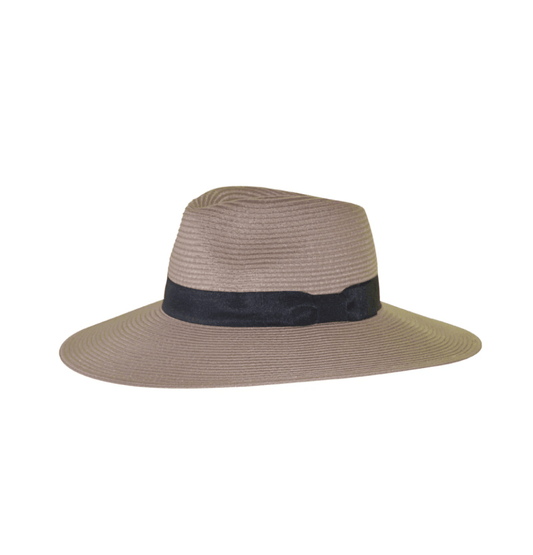 Fiona Fedora Taupe - Emthunzini Hats