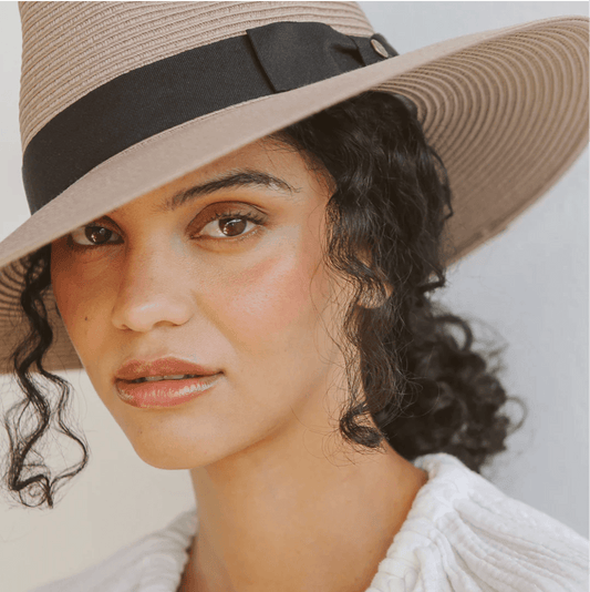 Fiona Fedora Taupe - Emthunzini Hats - view 2