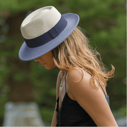 Naledi Two-Toned Fedora - Emthunzini Hats - Sun Hat - view 2