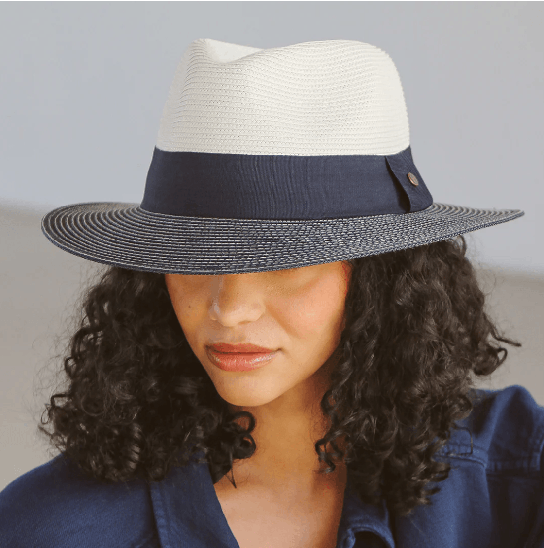 Naledi Two-Toned Fedora - Emthunzini Hats - Sun Hat - view 3
