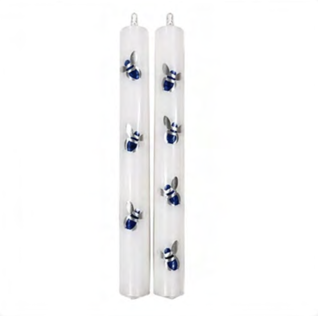 Classic Handpainted Dinner Candles (Set Of 2)