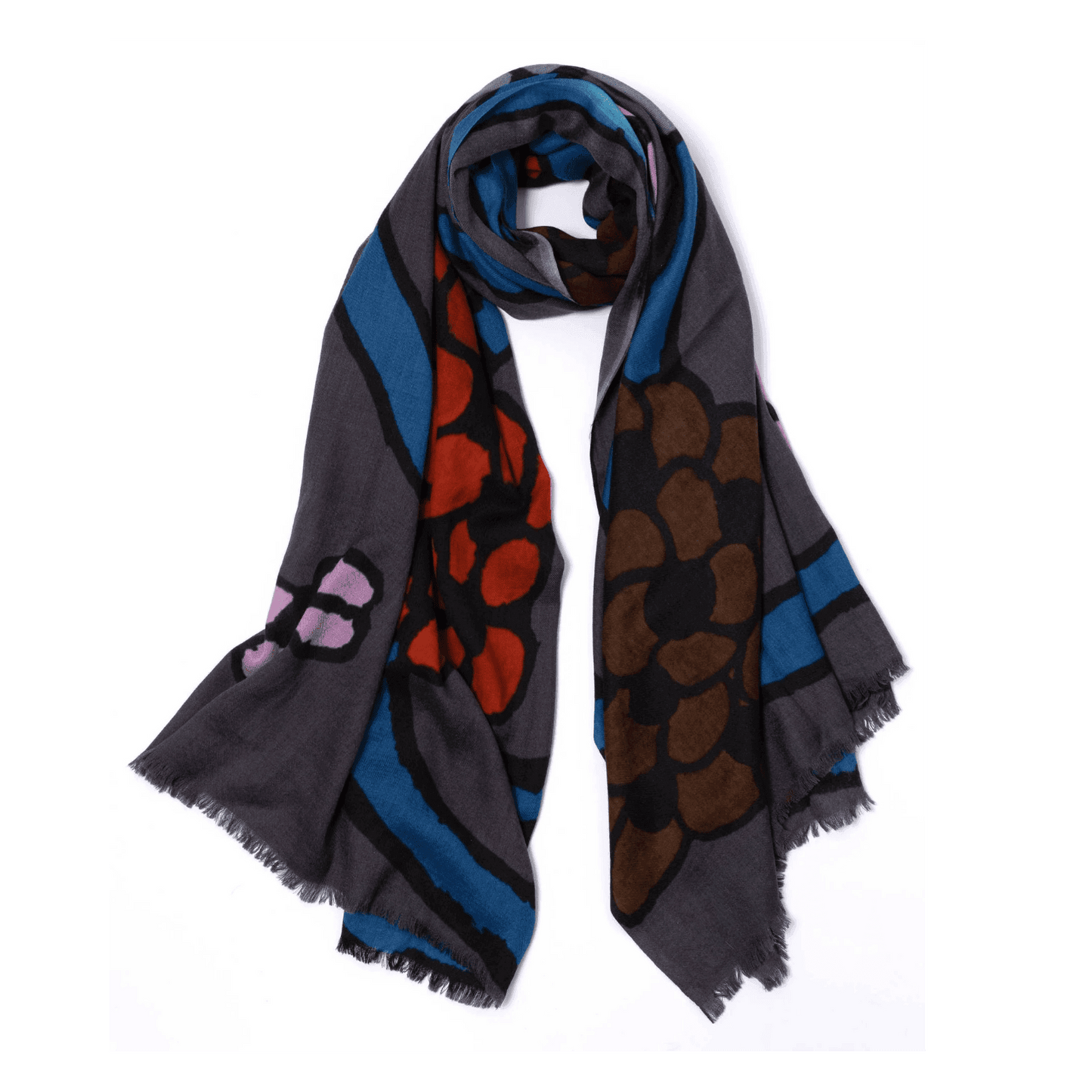 Daisy Chain Scarf - Lalela Scarf - Woolen Scarf