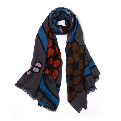 Daisy Chain Scarf - Lalela Scarf - Woolen Scarf