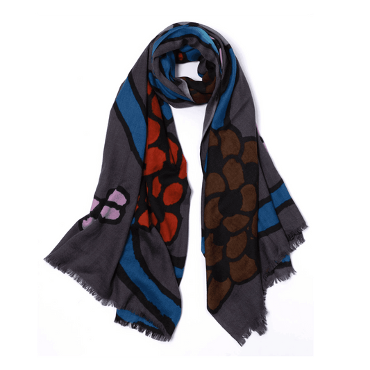 Daisy Chain Scarf - Lalela Scarf - Woolen Scarf