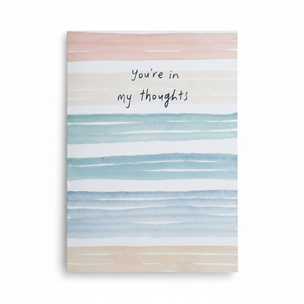 You're In My Thoughts Card - Greeting Card