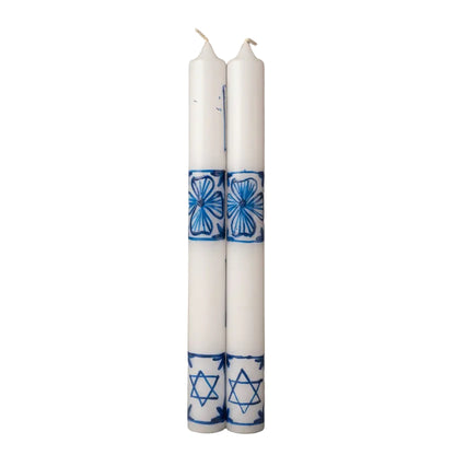 Classic Handpainted Dinner Candles (Set Of 2)