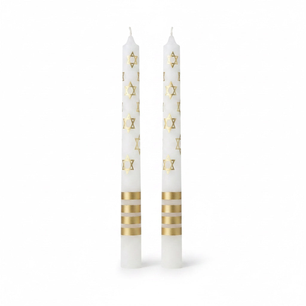 Classic Handpainted Dinner Candles (Set Of 2)