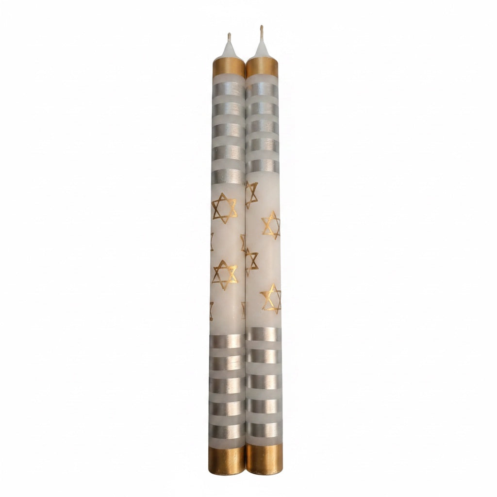 Classic Handpainted Dinner Candles (Set Of 2)