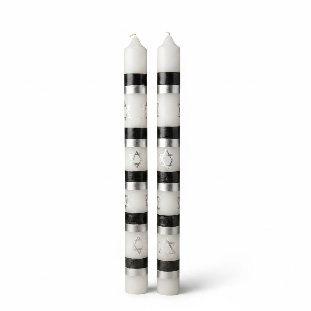 Classic Handpainted Dinner Candles (Set Of 2)
