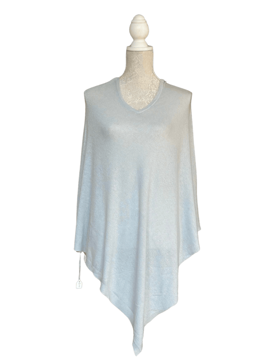 Beacon Grey Light - Weight Cashmere Poncho