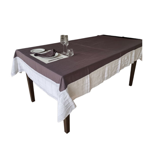 Charcoal Linen Tablecloth 8 Seater 190 x 270 Handmade - view 2