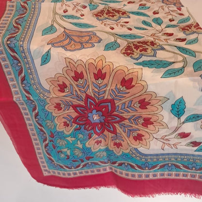 Nepalese Pure Silk Scarf (Large) - view 6