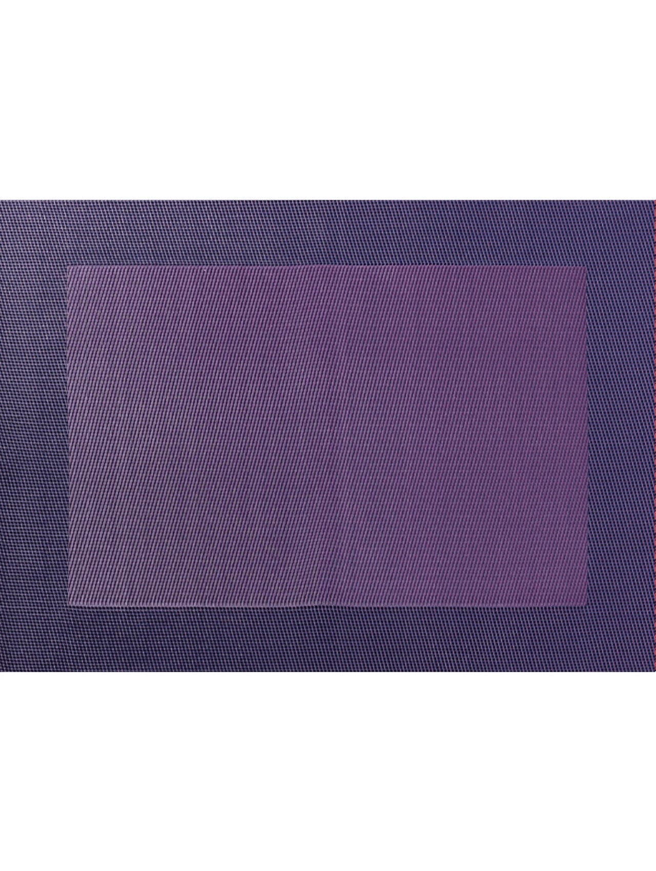 Eclectic ASA Selection plum PVC placemat with a refined woven texture for a sophisticated table setting.